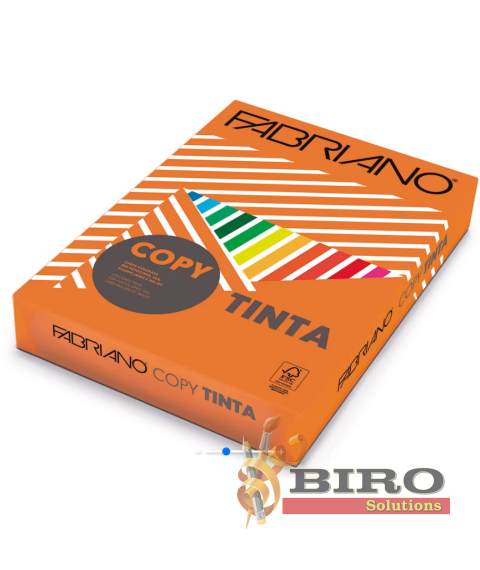 Hîrtie colorată A4 FABRIANO Tinta Aragosta, 160 gr/m2, 250 foi, intensiv, orange